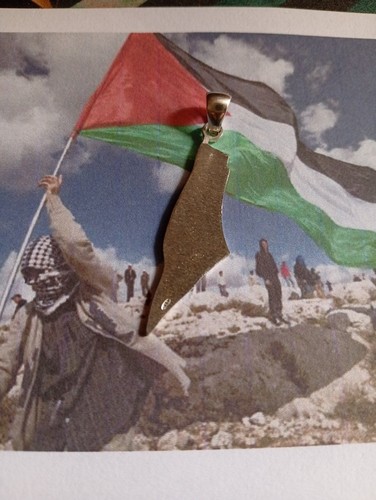 PALESTINA ciondolo in Argento 925-produzione artigiana - Foto 2 di 5