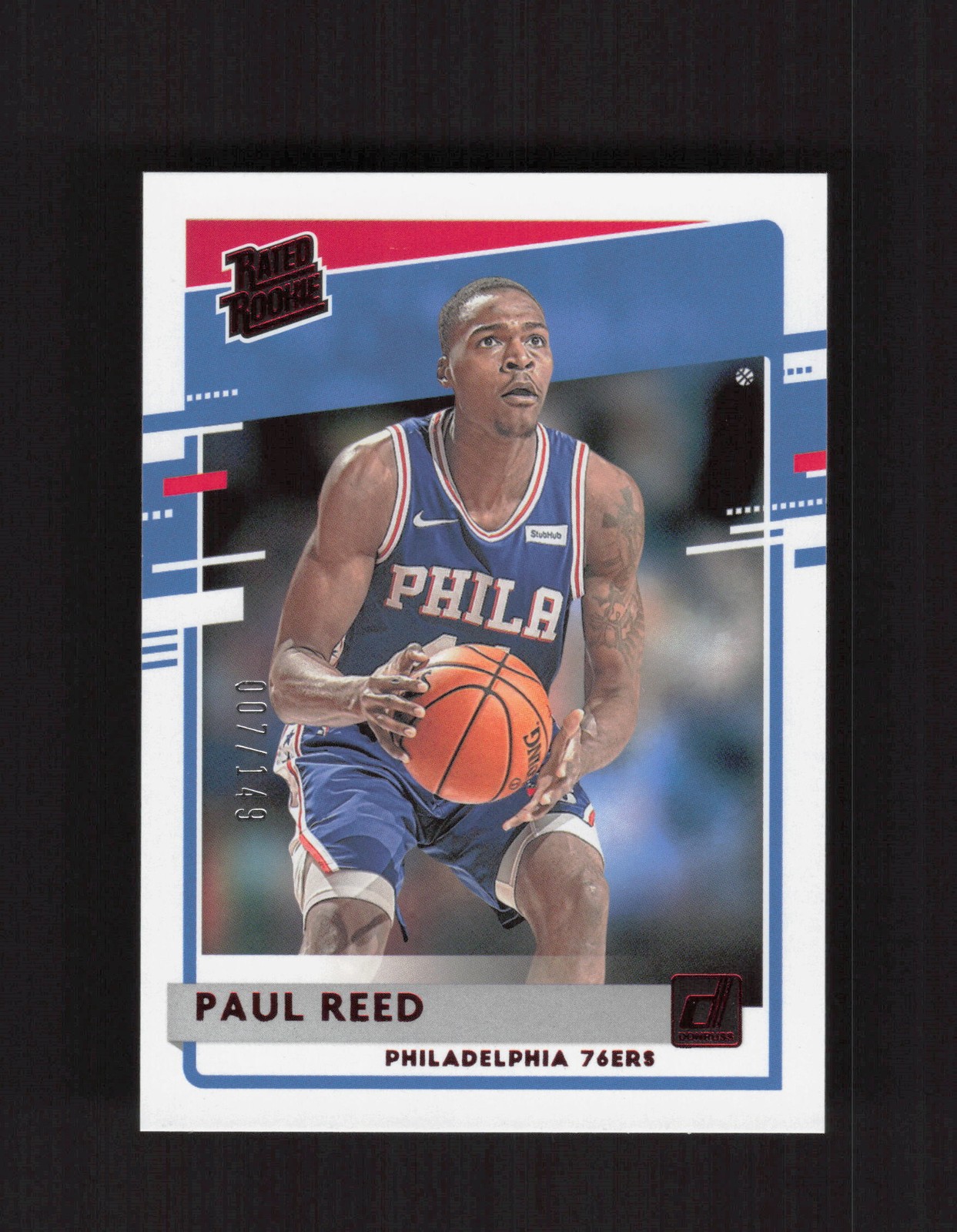 2020-21 Panini Chronicles #200 Paul Reed Red #/149 RC