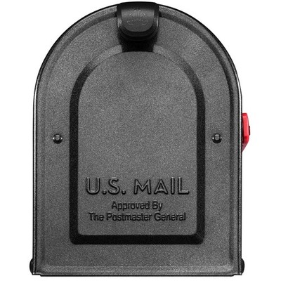 Contemporary Pewter Medium Mailbox