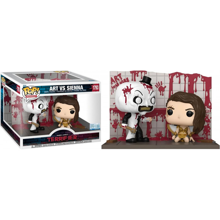 Funko Pop! Movie Moments Figure Art The Clown vs Sienna Terrifier 2