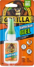 Super Glue Gel 15g All Purpose Fast Setting No Run Formula with Anti Clog Cap