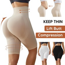 Tummy Control Shapewear Shorts Body Shaper for Women High-Waisted Thigh Slimming