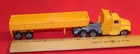 Semi Tractor w/Loaded Aggregate Hauler Trailer & Road Roller - HO Scale — photo 6