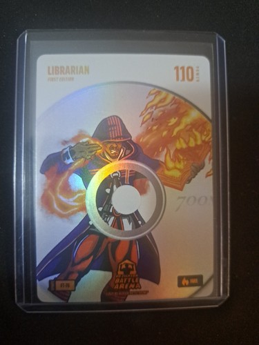 Bo Jackson Battle Arena - Librarian - Fire Tracks Battlefoil - Fire-#FT-76
