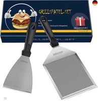 Edelstahl Grillspachtel Set, Grillspachtel FüR Grillen, Plancha Spachtel,