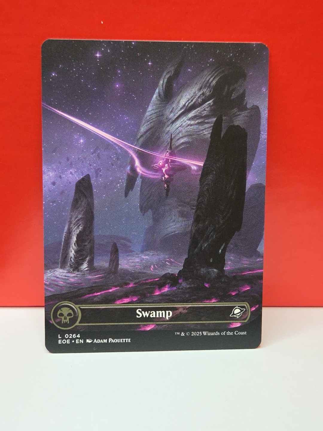 Swamp L 0264 (Borderless) Edge of Eternities Regular