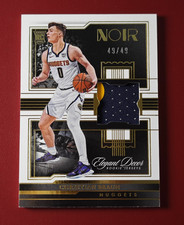 2022-23 Panini Noir Elegant Decor Christian Braun RC #EDR-CHB 49/49 Last Print