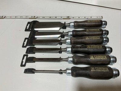 Narex 6 Piece Chisel Set 2 , 1-1/2 , 1 , 3/4 , 1/2 , 1/4 