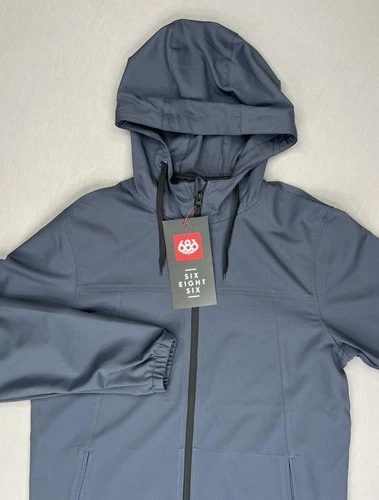 686 Unix Windbreaker Jacket Ink Navy Blue Size M KCR915 NWT $110 video thumbnail