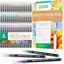 Norberg & Linden Real Waterbrush Set 48 Water...