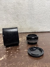 Canon Extension Tube FD 25 Camera Adapter With Caps And Protective Travel Case