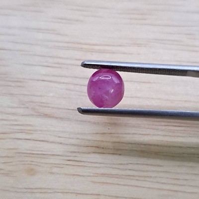 Natural Burma Pink Ruby Cabochon Shape unheated Vibrant Luster Loose 2.7 ct.no15