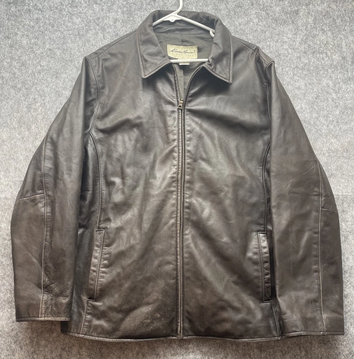 Eddie Bauer Leather Outer Shell Brown Coats, Jackets & Vests for