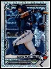 2021 Bowman Chrome #BCP-245 Austin Martin Prospects Mojo Refractor