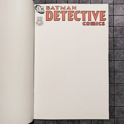 Detective Comics #880 - (2025 Facsimile Blank Variant Cover) - UNREAD NM
