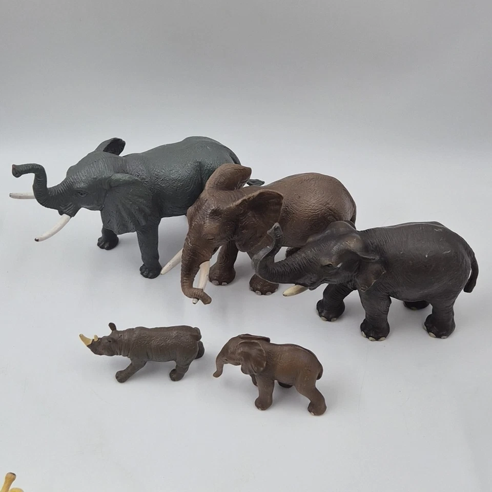 De colección Años 90 2000 Scleich Safarai LTD y Otras Marcas Animal Alce Jirafa Ballena Bichos Foto 2 de 4