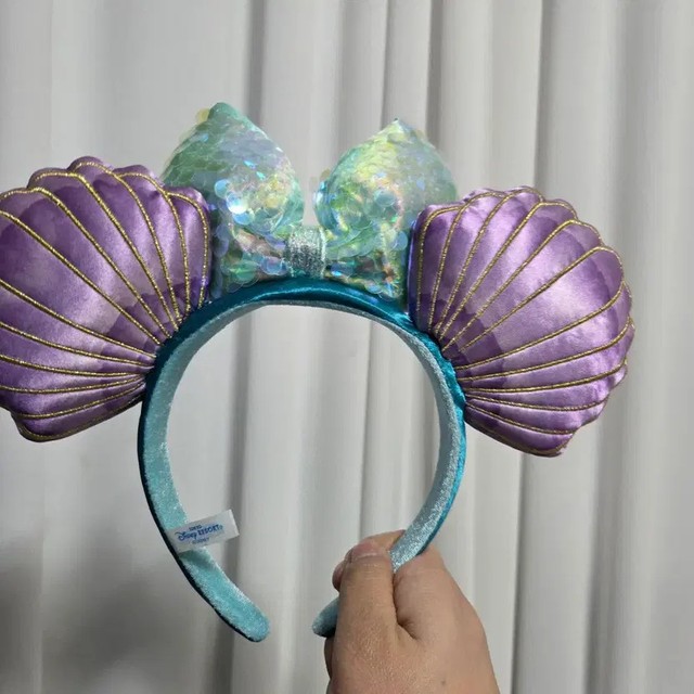 Disney Universal Mickey Mermaid Vintage Plush Doll Pre-Owned