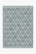 Disney Mickey Mouse Ruggable 5x7 Slate Rug w/ Rug Pad, New w/ Tag