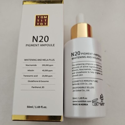 KOREA TOM TIT TOT N20 PIGMENT AMPOULE WHITENING AND MELA PLUS 50 ML