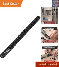 Durable 1/4-Inch Drive Socket Organizer - Heavy Duty with Rust-Resistant Finish