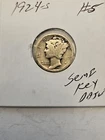 1924 S MERCURY DIME Lot #4 1924S semi-key date!