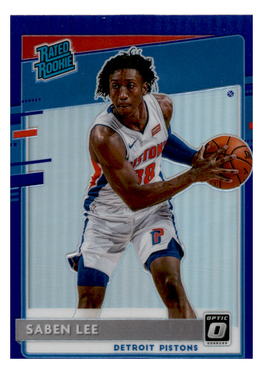 2020 Donruss Optic #191 Saben Lee Purple   Pistons