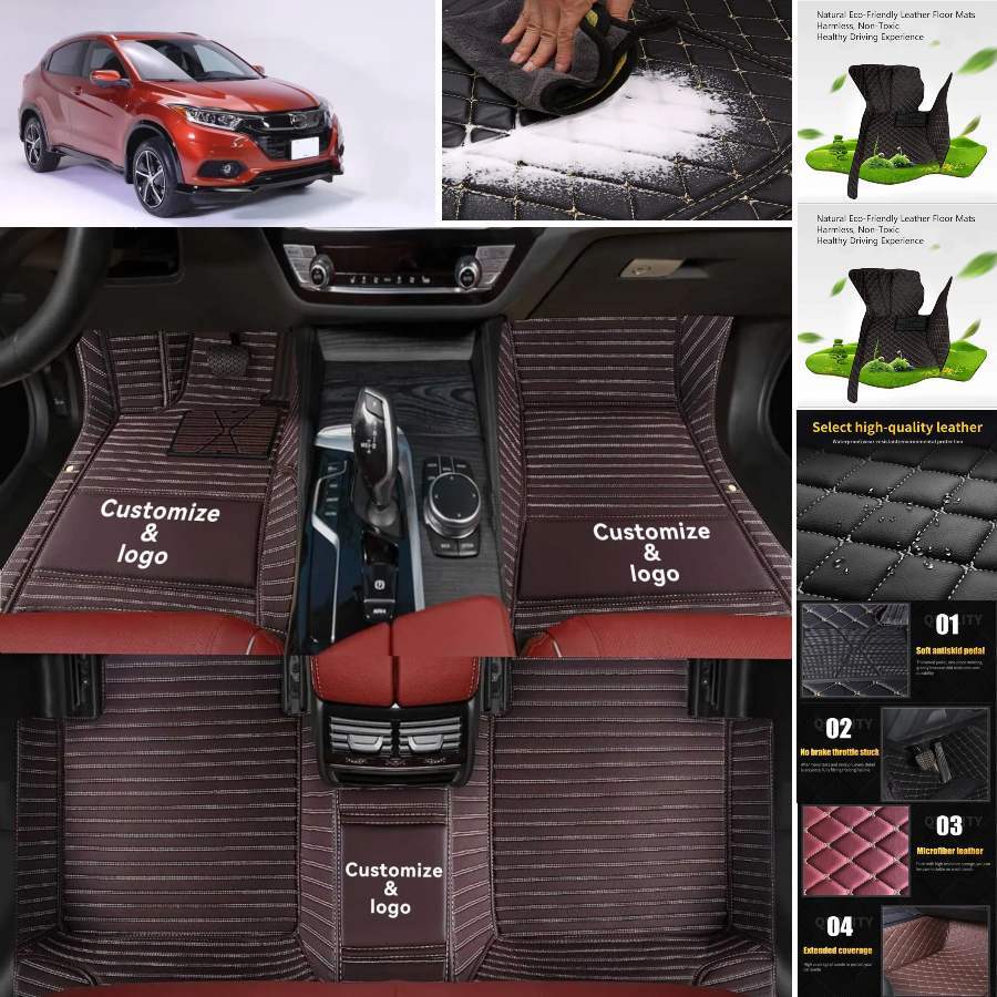 Honda HR-V All-Weather Custom Fit Waterproof Luxury Car Floor Mats