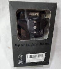 Sports Armband Cell Phone Holder Case Arm Band Strap, Black