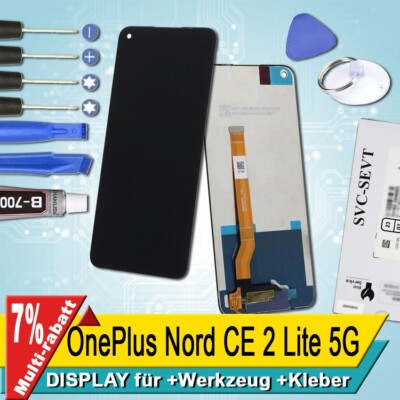 Display Für OnePlus Nord CE 2 Lite 5G Bildschirm Service Pack Schwarz+