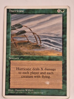 #ad Hurricane 4th Edition Core Set Magic the Gathering MTG Nice $1.80