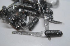 JASONS MO CRAPPIE 2.25 30 PACK GRUB CRAPPIE LURES JIGS    SMOKE FLASH