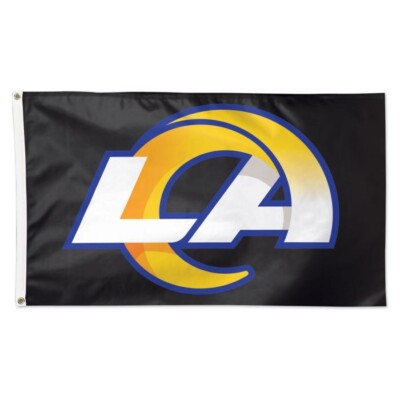 For Los Angeles Rams Football fans 3x5 ft Black Flag - Ideal NFL Gift Banner
