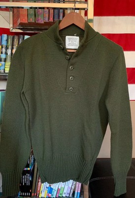 us army 5 button sweater