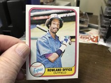 ROWLAND OFFICE # 147 - 1981 Fleer Baseball Card NR-MT From Vending Box
