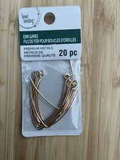 Ear Wire Hooks Gold Tone 20pc by Bead Landing™