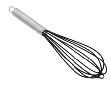 New Cooking Concepts Non-scratch Non-stick Cookware Mixing Silicone Whisk 11"