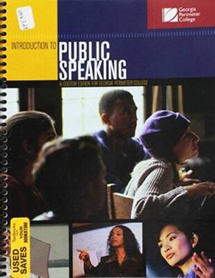 Introduction to Public Speaking Custom Edition for Georgia Perimeter  - GOOD