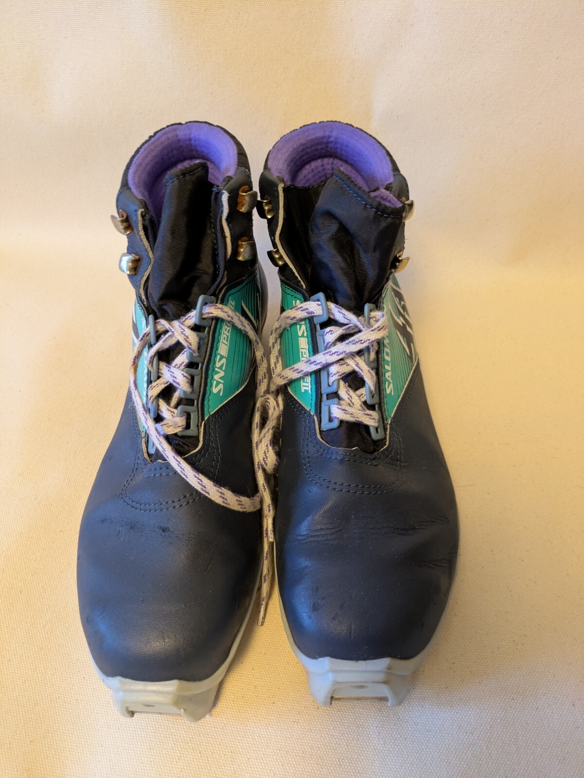Scarponi da sci di fondo nordico Salomon 461SR vintage taglia EU42 SNS Profil