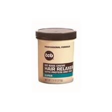 Tcb Hair Relaxer No Base Creme 7.5 Ounce Super Jar 221ml  Pack of 6 