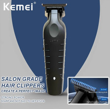 Kemei 2299 Barber Cordless Hair Trimmer 0mm Zero Gapped Carving Clipper Detailer