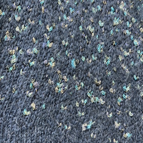 COS woman's jumper size medium fair isle yolk blue wool alpaca mix sweater - Picture 4 of 17