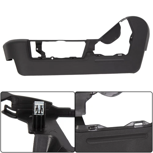 2PCS For 2009-2014 Ford F150 F-150 Seat Cover Trim Panel Bezel Left Driver Side - Picture 10 of 14
