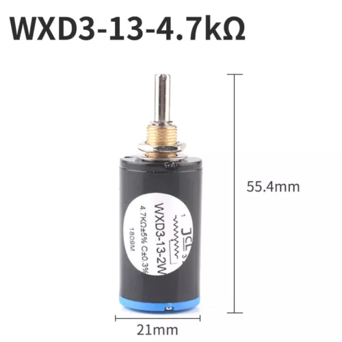 WXD3-13-2W Multiturn Wirewound Potentiometer 10 turn Variable Precision100-100KΩ - Picture 16 of 26