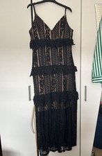 womens midi black lace dresses