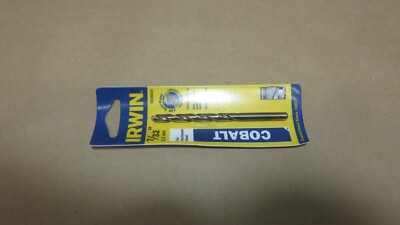 Irwin Cobalt 7/32'' Drill Bit 135* Split Point Resharpenable Tip 3016014 Lot of 2