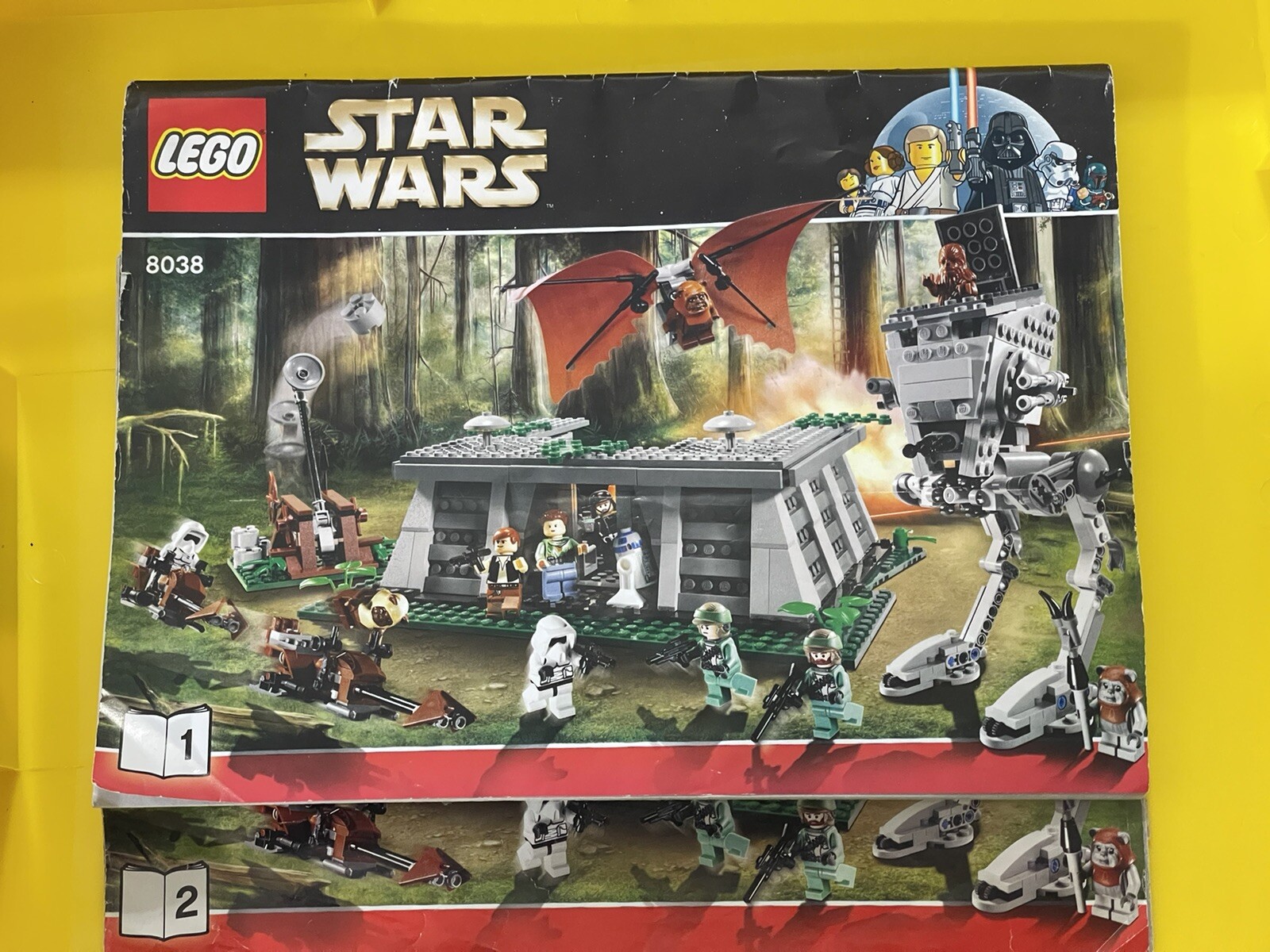 lego star wars the battle of endor 8038 instructions