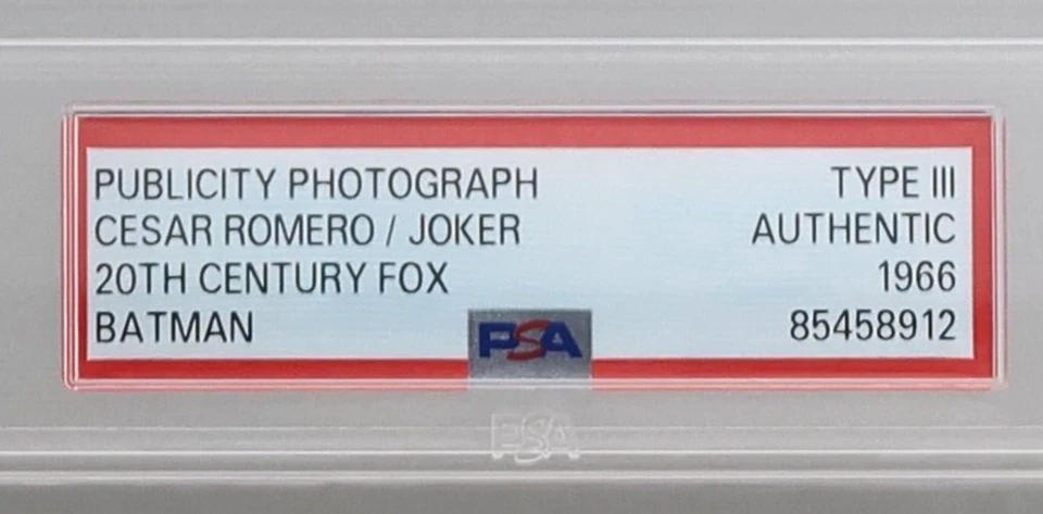 1966 Batman THE JOKER foto de imprensa publicitária original 8x10 PSA - Imagem 2 de 3