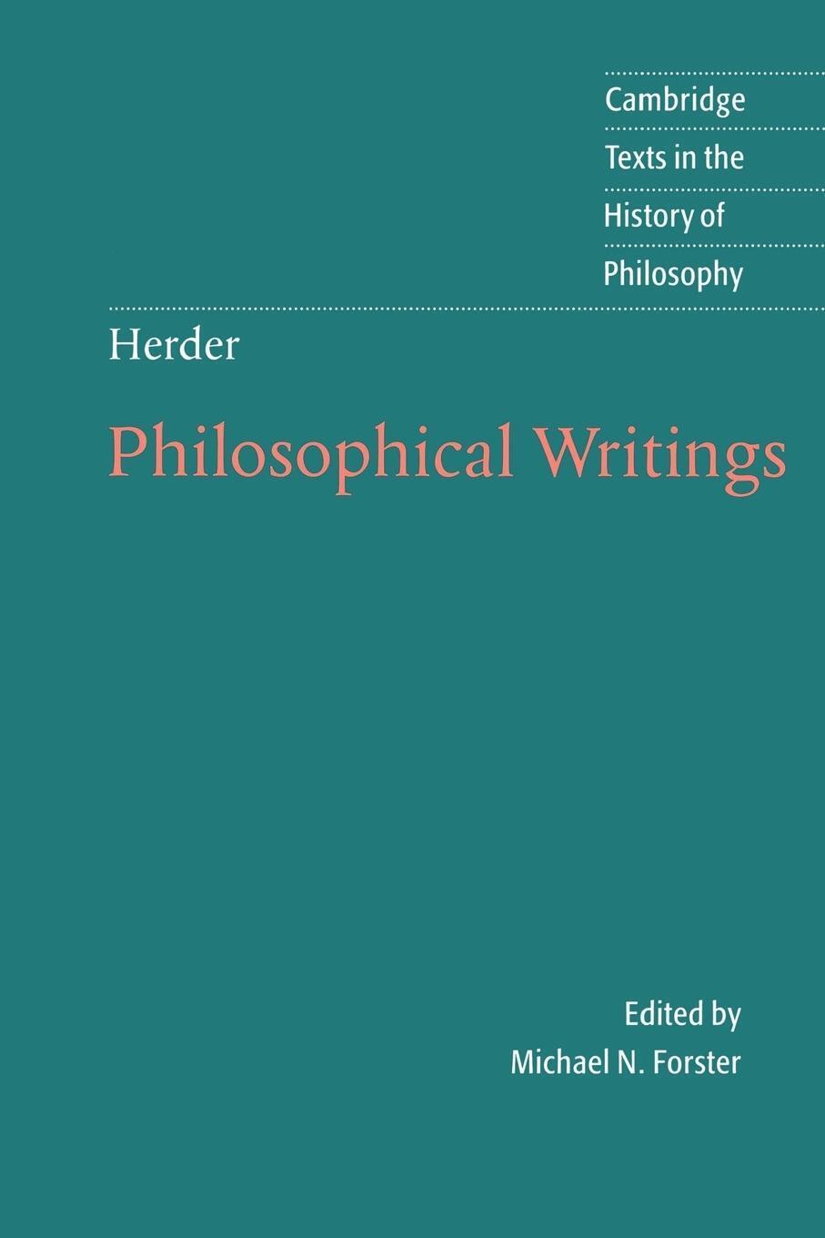 Thumbnail - Herder Philosophical Writings Johann Gottfried Herder (u. A.)