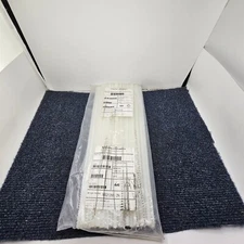 (100 PIECES) Essentra Components MGS-2-01 Grommet Strips,Nylon 6/6,Natural Color