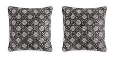 Hudson Park Collection Deco Fan Decorative Pillow Set of 2, 16x16